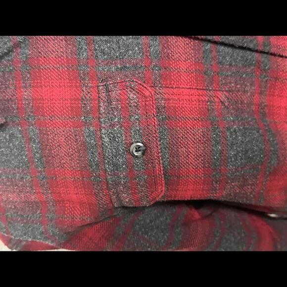 Orvis cotton-blend plaid flannel shacket - Picture 3 of 8